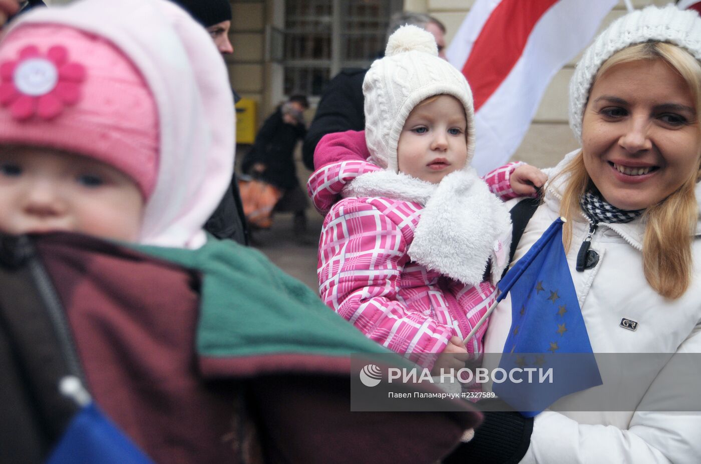 Акция "Карапузы идут в ЕС" во Львове