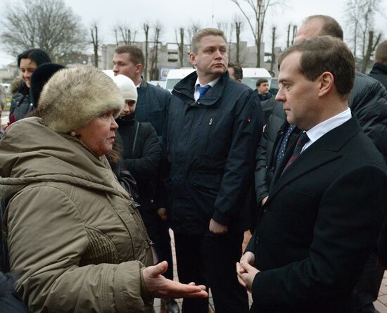 Рабочая поездка Д.Медведева в Калининградскую область