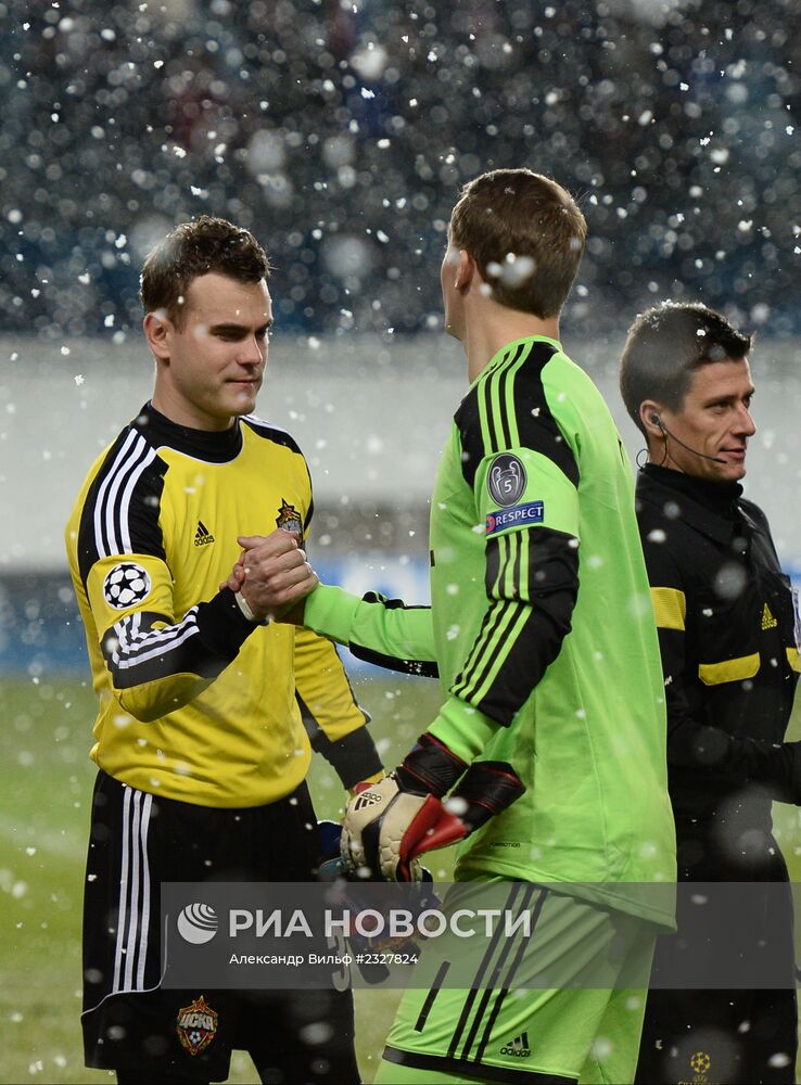 Футбол. Лига Чемпионов. Матч ЦСКА - "Бавария"