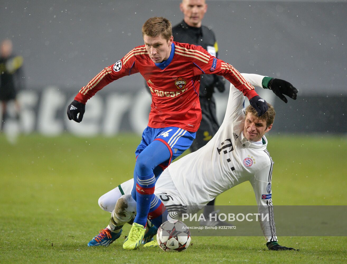 Футбол. Лига Чемпионов. Матч ЦСКА - "Бавария"