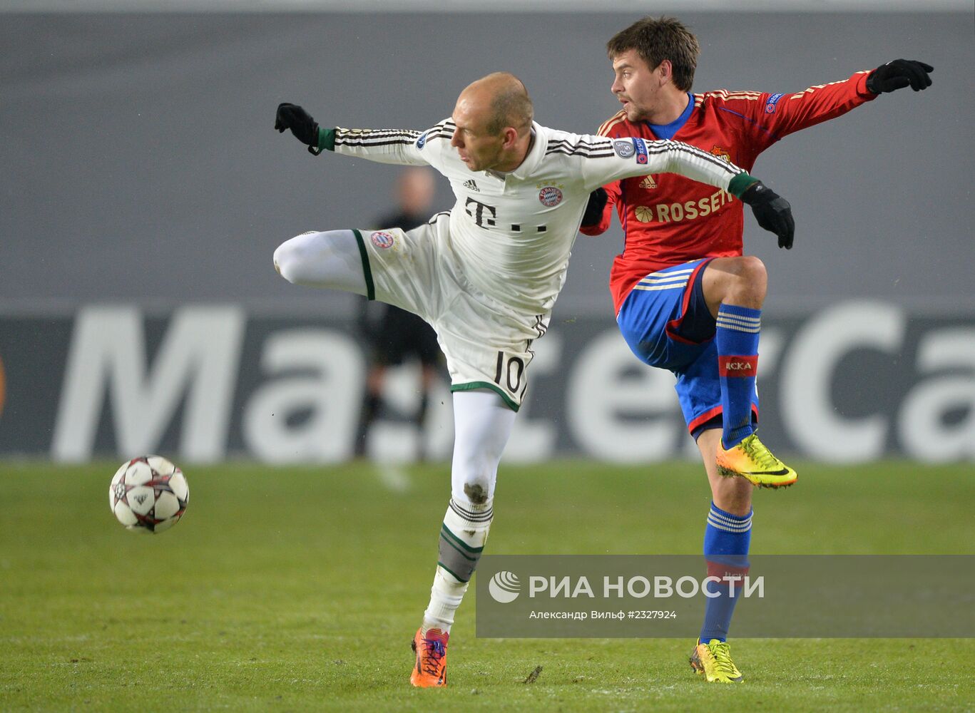 Футбол. Лига Чемпионов. Матч ЦСКА - "Бавария"