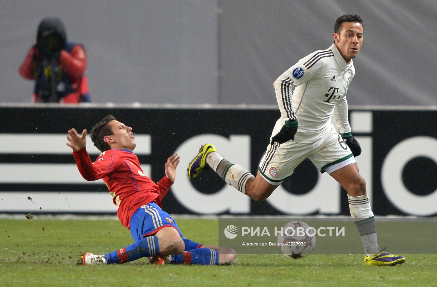 Футбол. Лига Чемпионов. Матч ЦСКА - "Бавария"