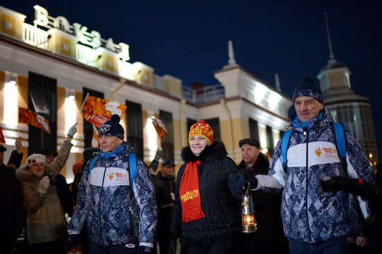Олимпийский огонь прибыл в Новокузнецк