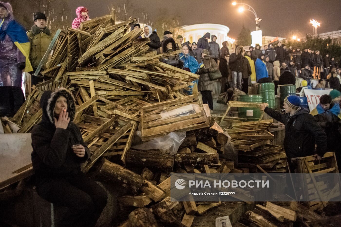 Акция в поддержку евроинтеграции Украины