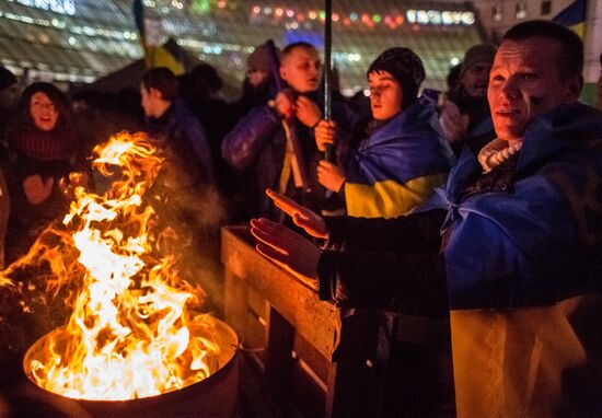 Акция в поддержку евроинтеграции Украины