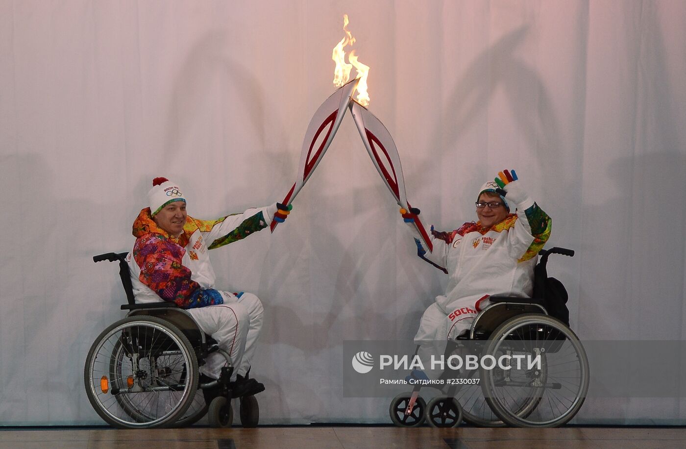 Эстафета Олимпийского огня. Томск