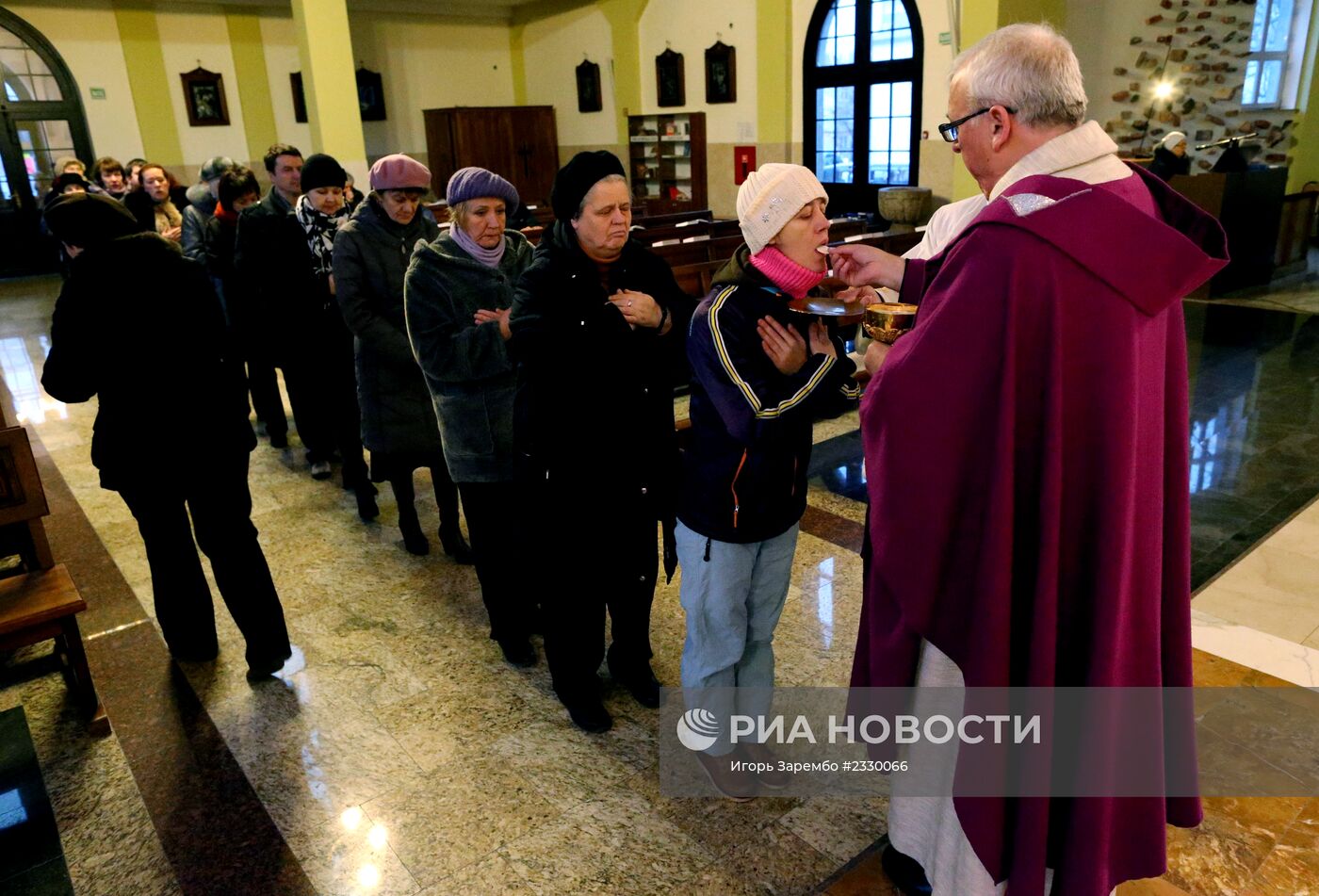 Богослужение в первый день Адвента в Калининграде