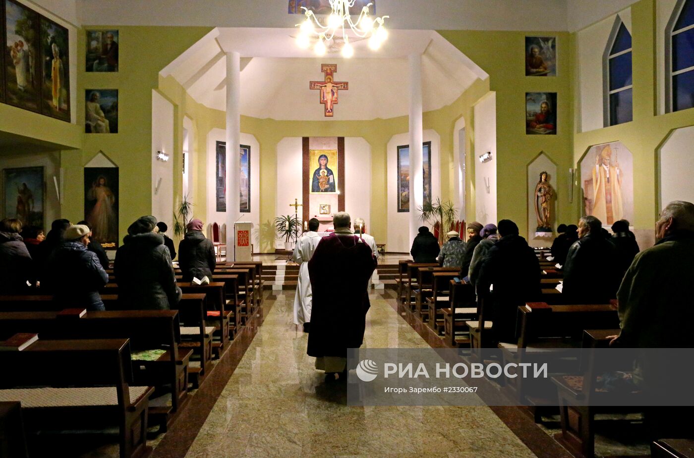 Богослужение в первый день Адвента в Калининграде