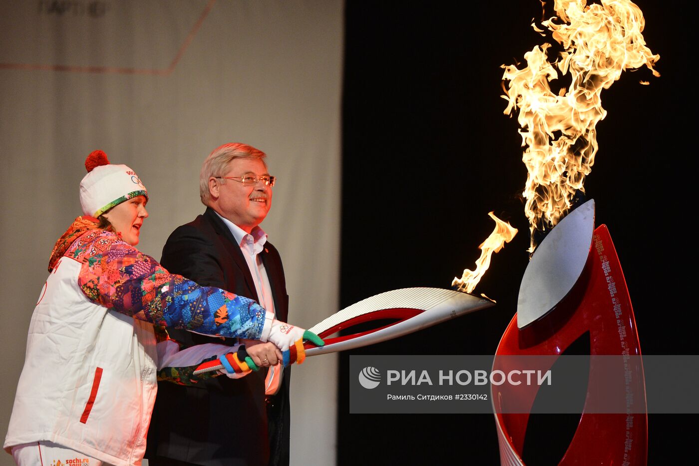 Эстафета Олимпийского огня. Томск