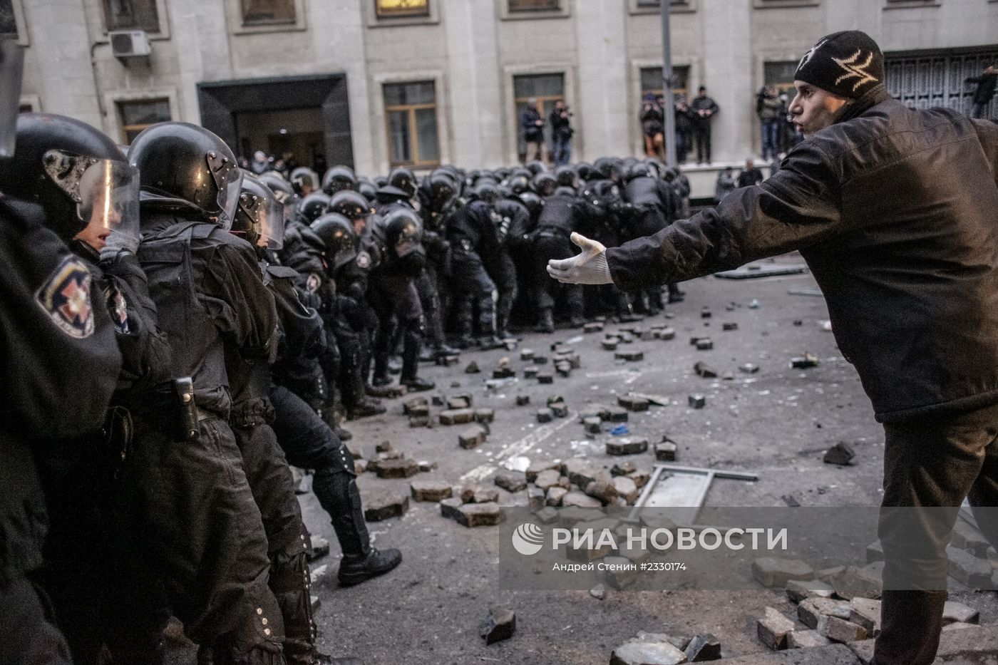 Акция сторонников евроинтеграции Украины