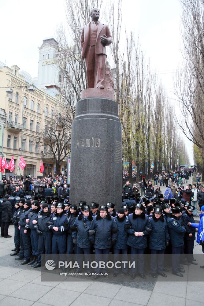 Протесты сторонников евроинтеграции Украины