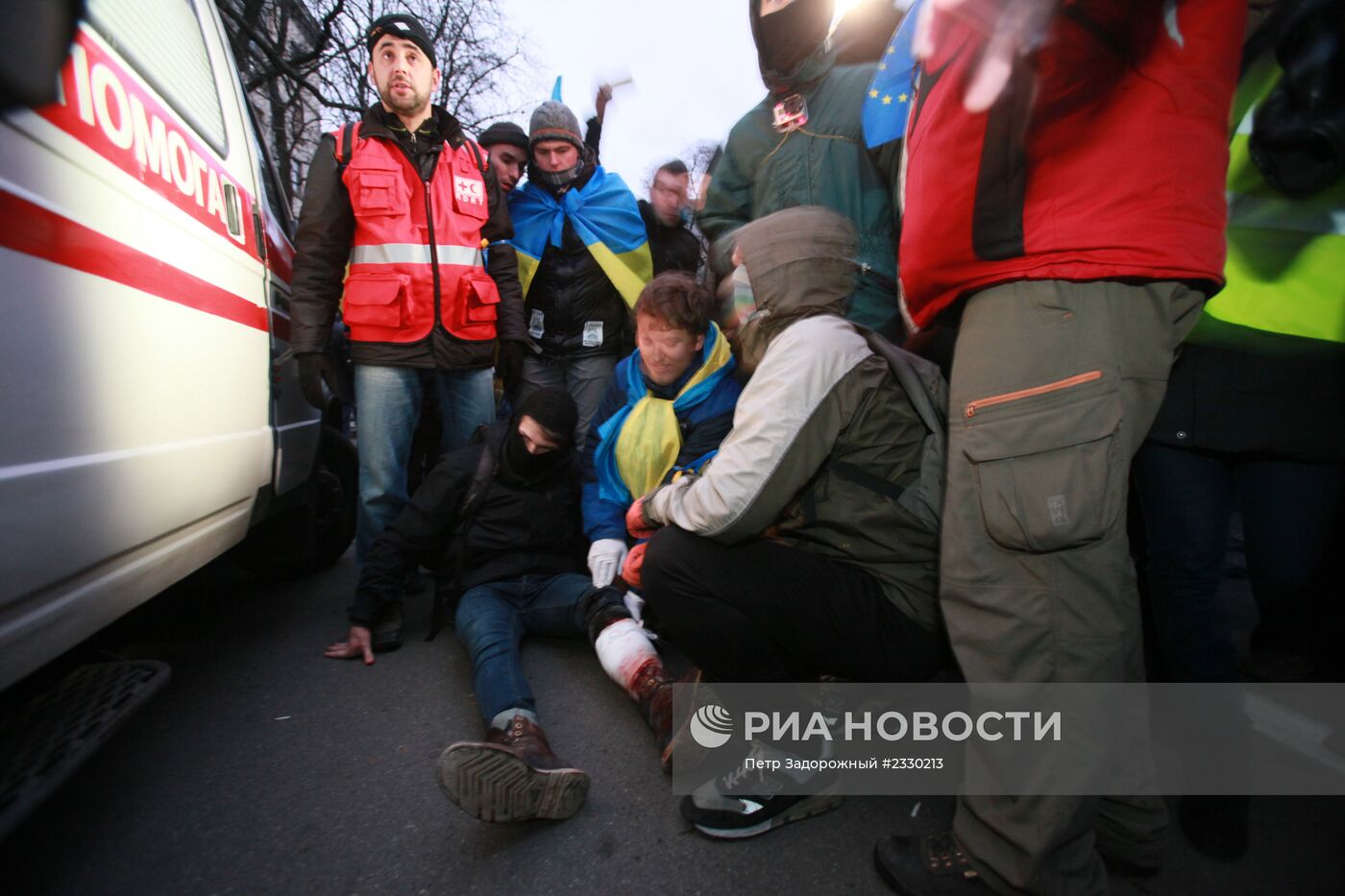 Протесты сторонников евроинтеграции Украины