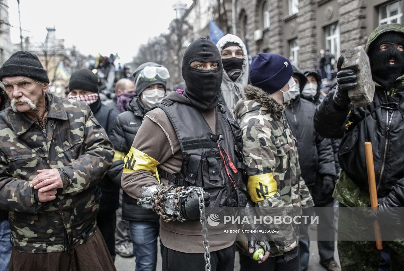 Акция сторонников евроинтеграции Украины