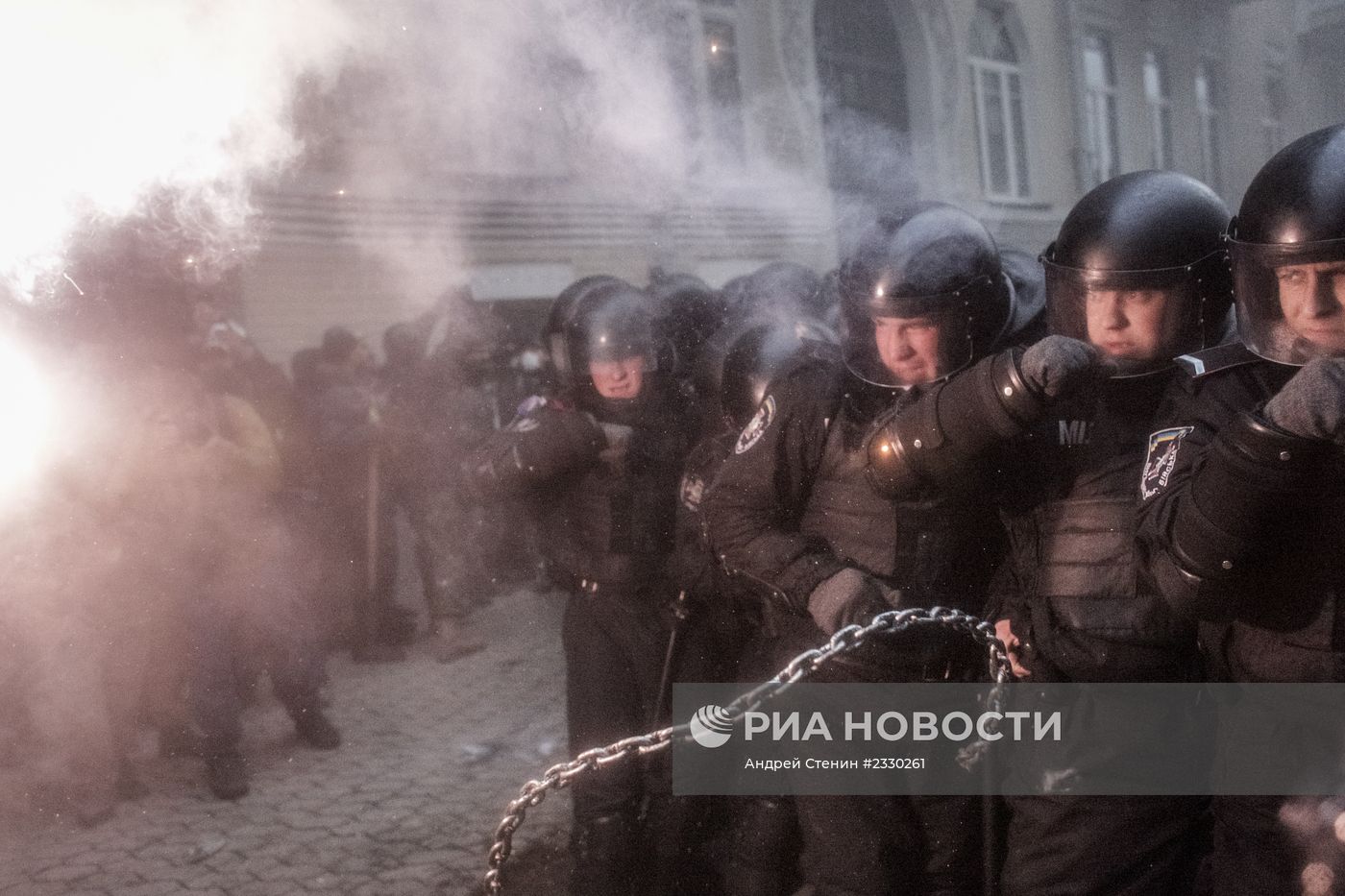 Акция сторонников евроинтеграции Украины