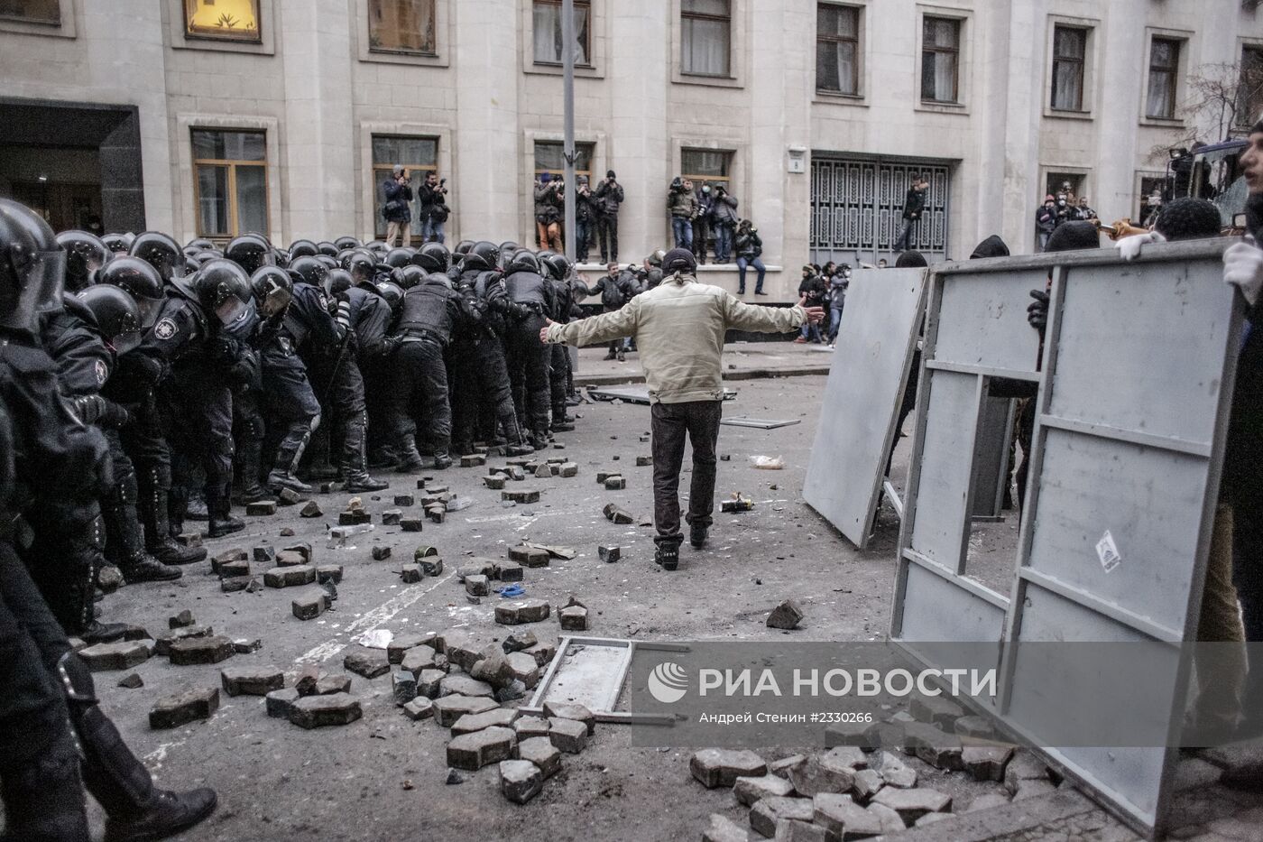 Акция сторонников евроинтеграции Украины