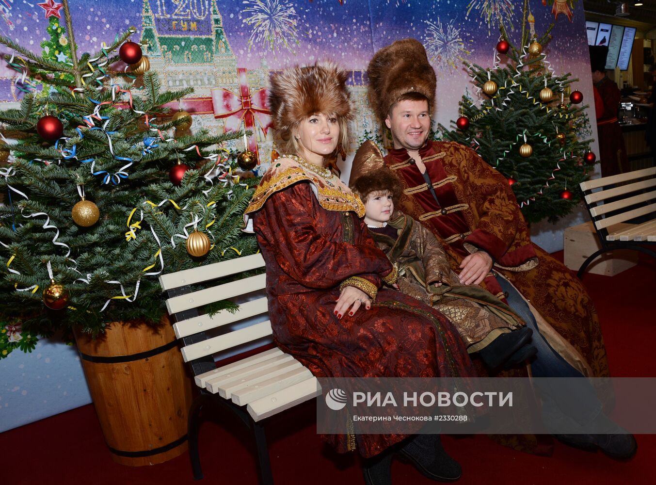 Открытие ГУМ-катка на Красной площади