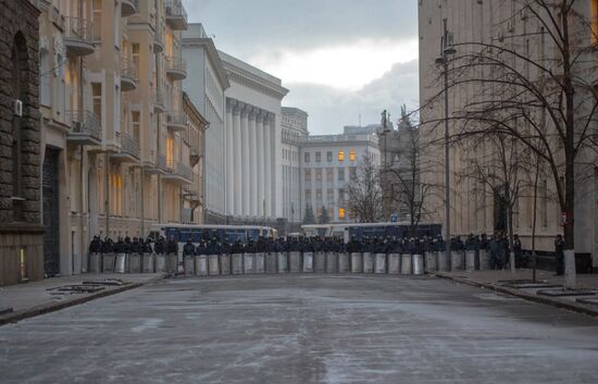 Акции сторонников евроинтеграции Украины в Киеве