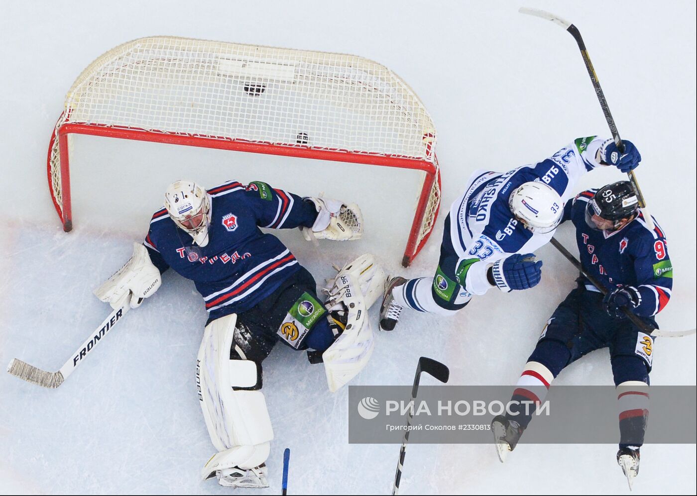 Хоккей. КХЛ. Матч "Торпедо" - "Динамо" (Москва)