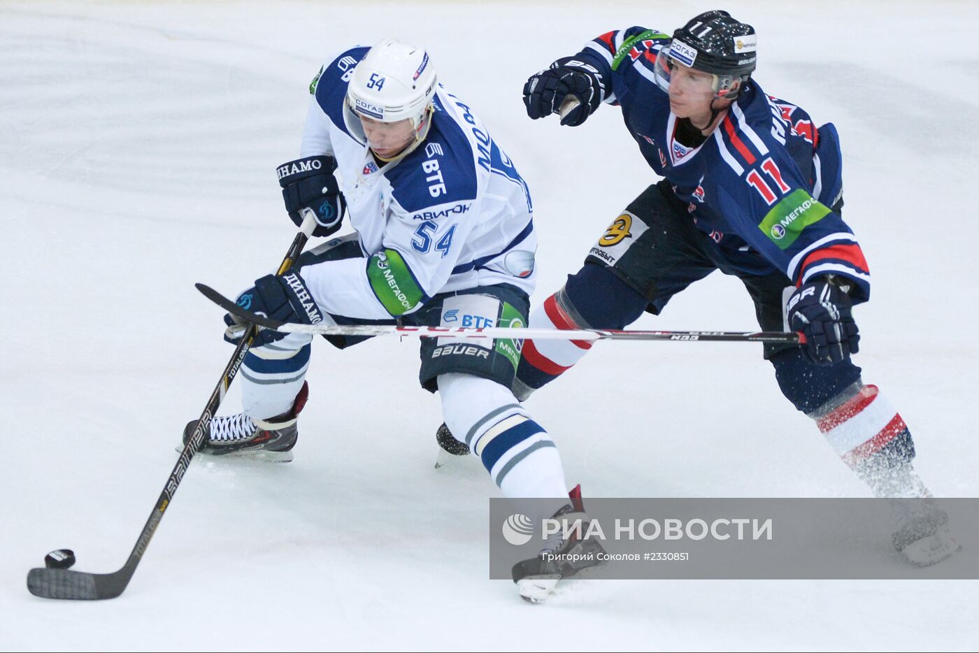 Хоккей. КХЛ. Матч "Торпедо" - "Динамо" (Москва)