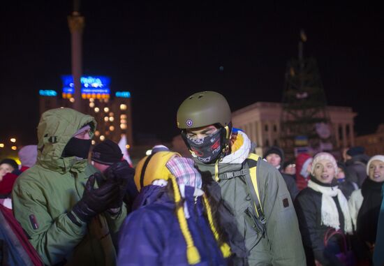 Акции сторонников евроинтеграции Украины в Киеве