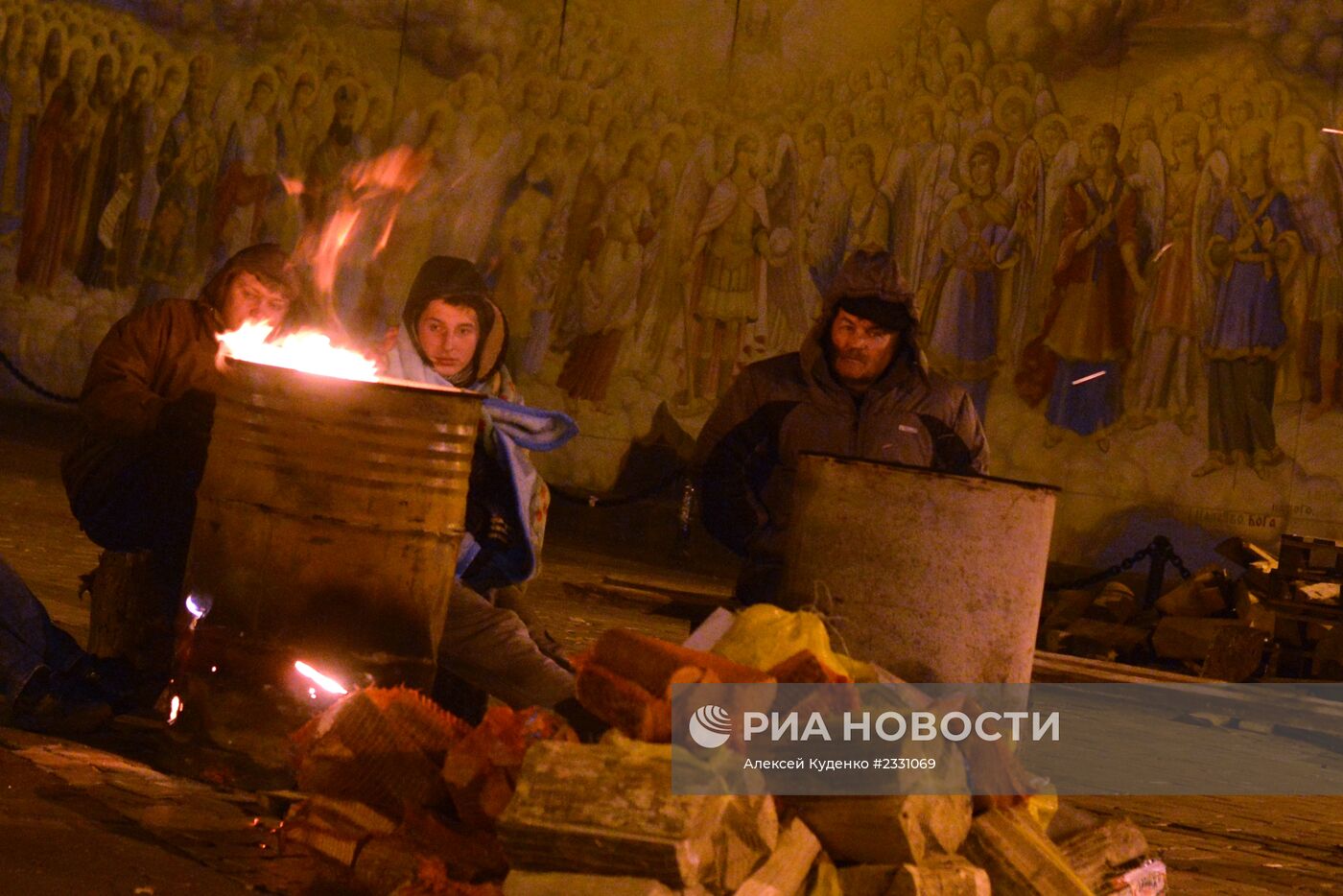 Акции сторонников евроинтеграции Украины в Киеве