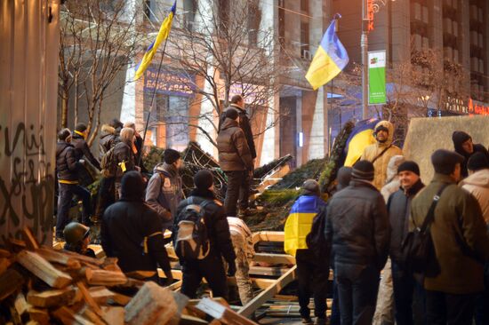 Акции сторонников евроинтеграции Украины в Киеве