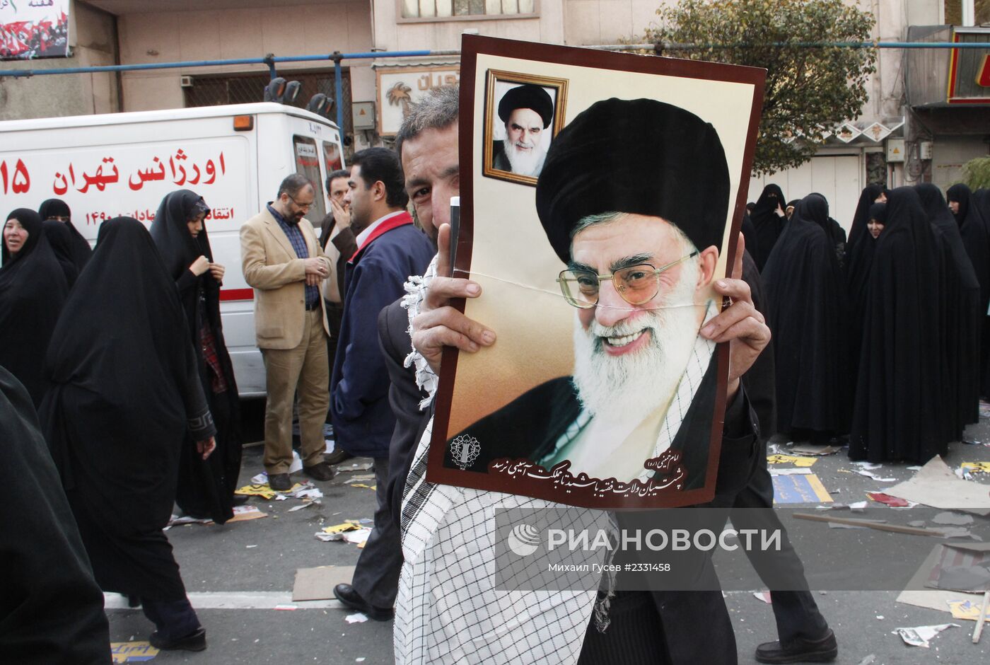 Антиамериканские демонстрации в Тегеране
