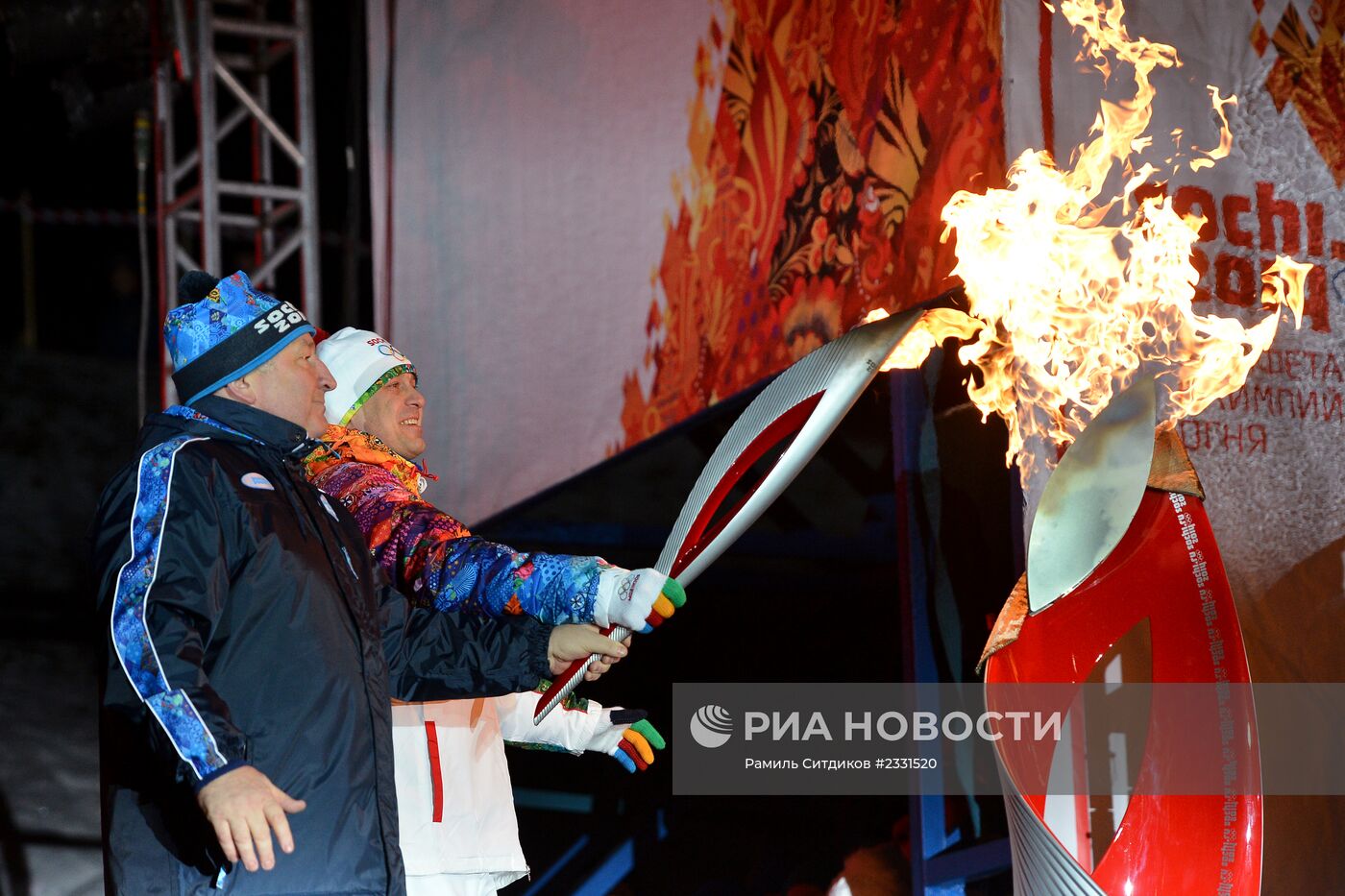 Эстафета Олимпийского огня. Барнаул