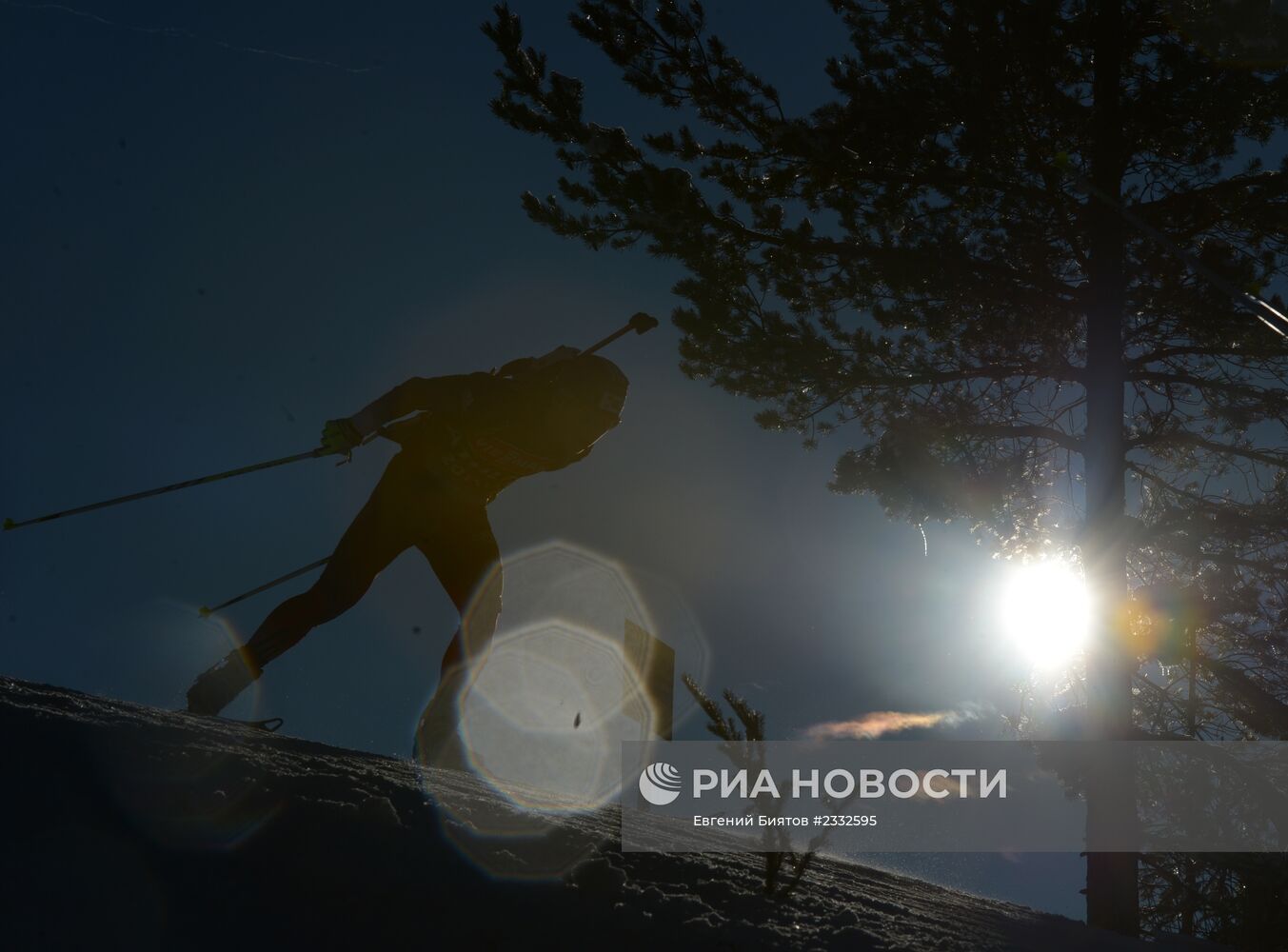 Биатлон. II этап Кубка мира. Тренировка