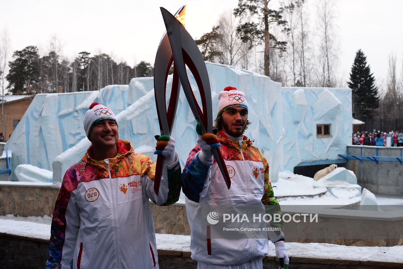 Эстафета Олимпийского огня. Новосибирск. День 1