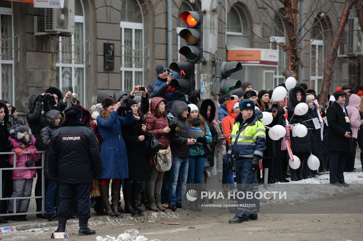 Эстафета Олимпийского огня. Новосибирск. День 1