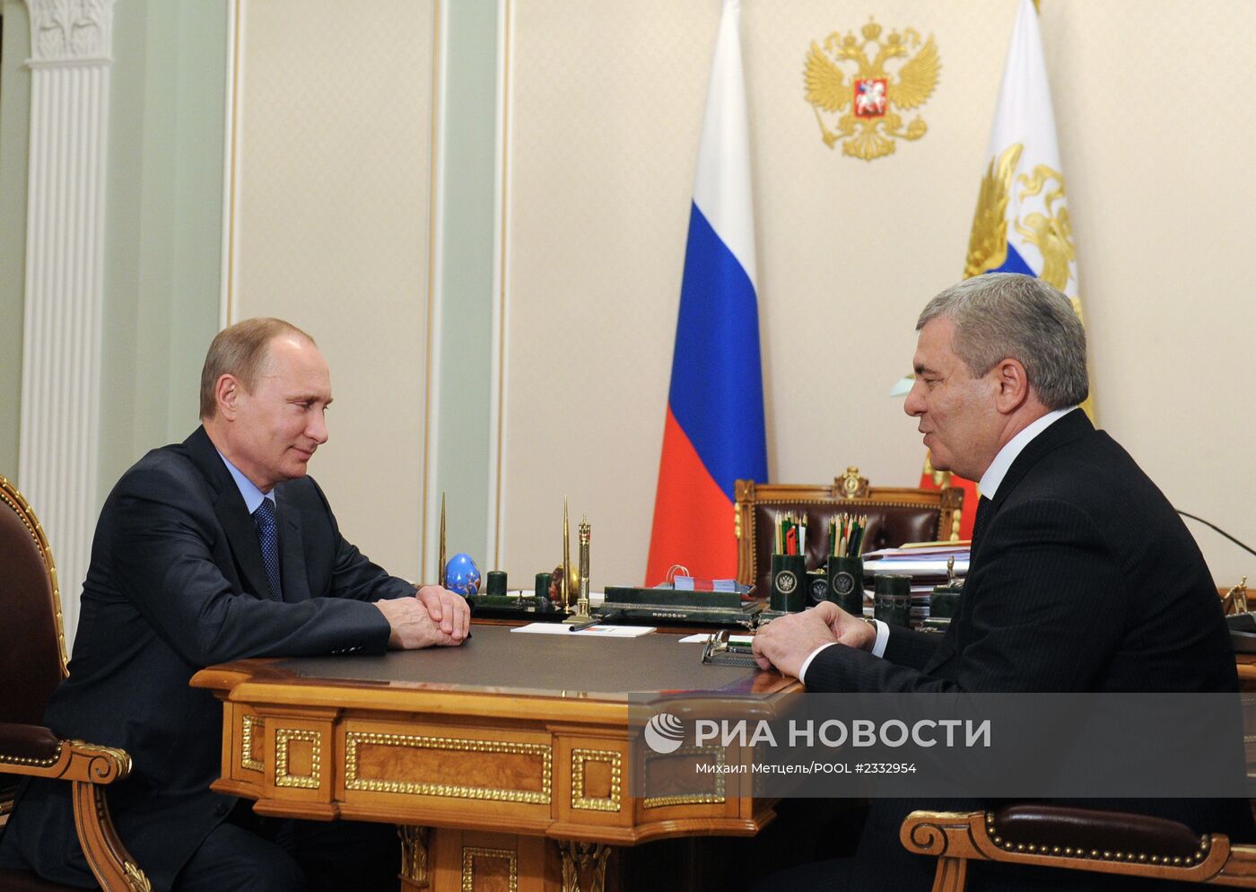 В.Путин провел ряд встреч в Ново-Огарево