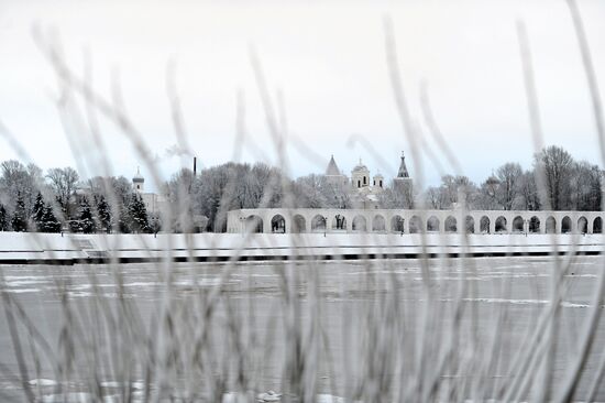 Зима в Великом Новгороде