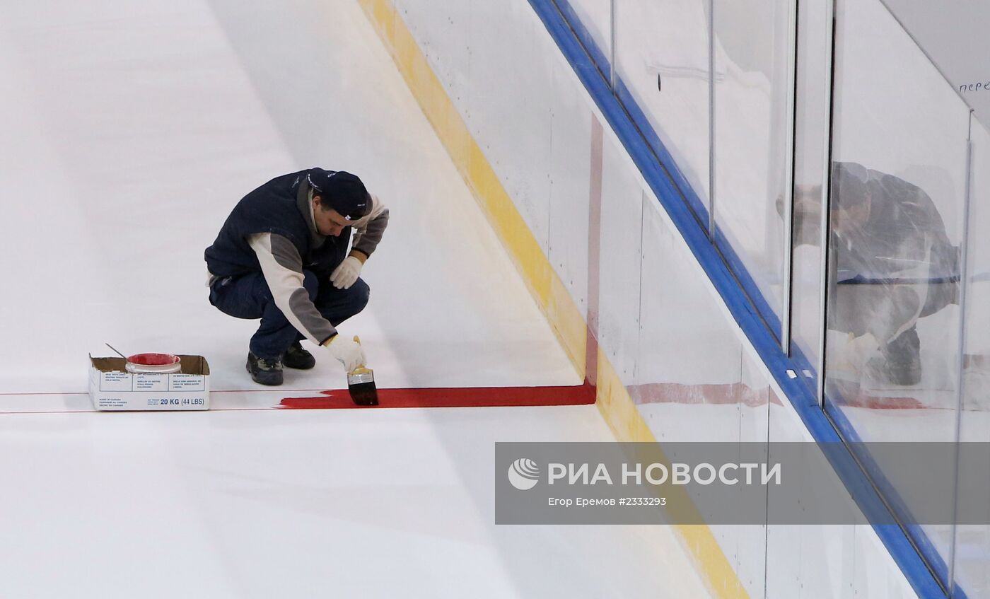 Подготовка спортивного комплекса "Чижовка-Арена" к Чемпионату мира по хоккею