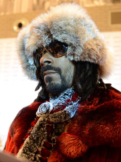Церемония закладки именной звезды Snoop Dogg’а