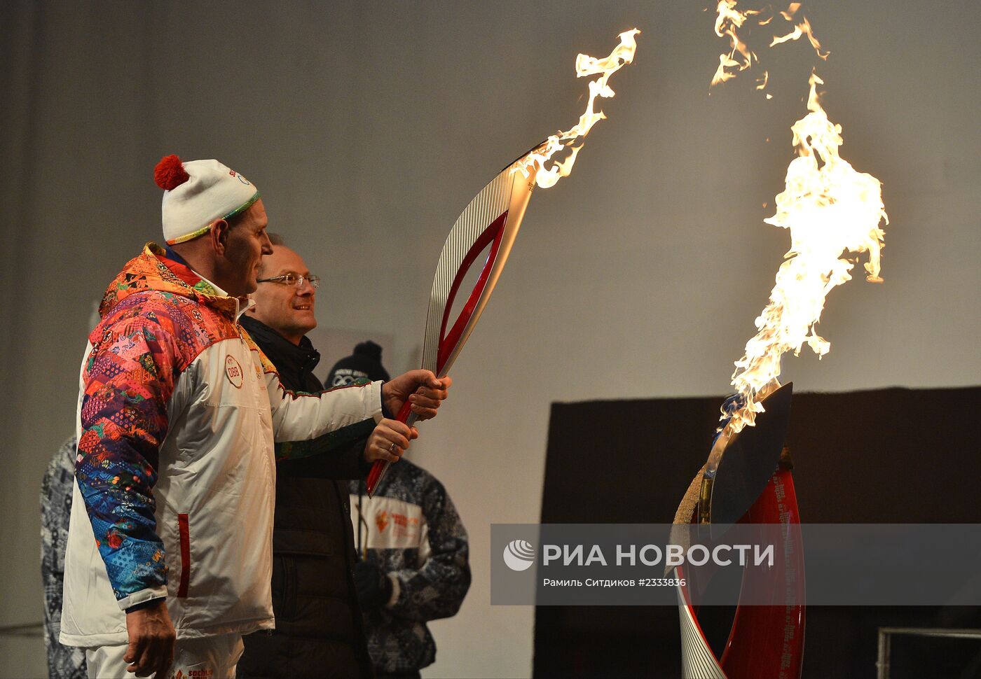 Эстафета Олимпийского огня. Новосибирск. День 2