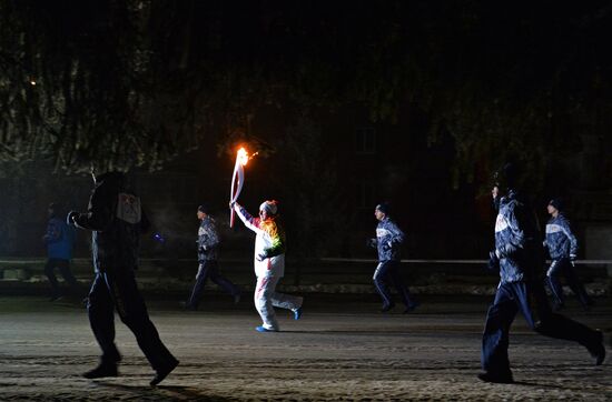 Эстафета Олимпийского огня. Омская область
