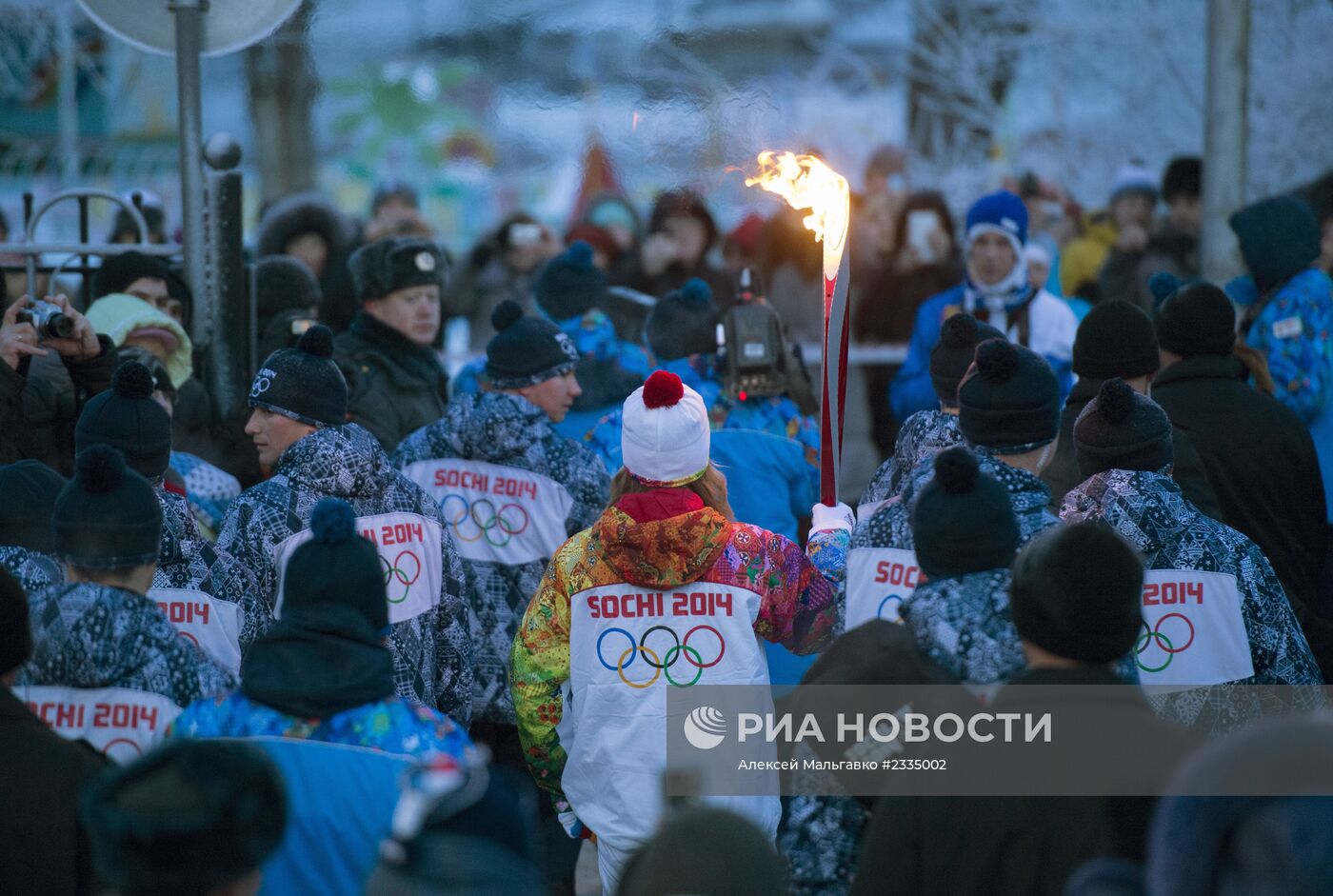 Эстафета Олимпийского огня. Омск