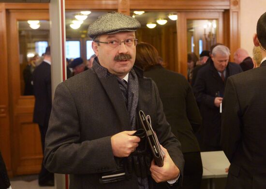 Заседание палат Федерального Собрания и Совета законодателей РФ