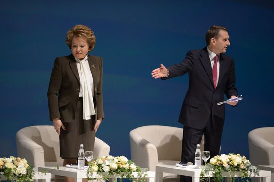 Заседание палат Федерального Собрания и Совета законодателей РФ