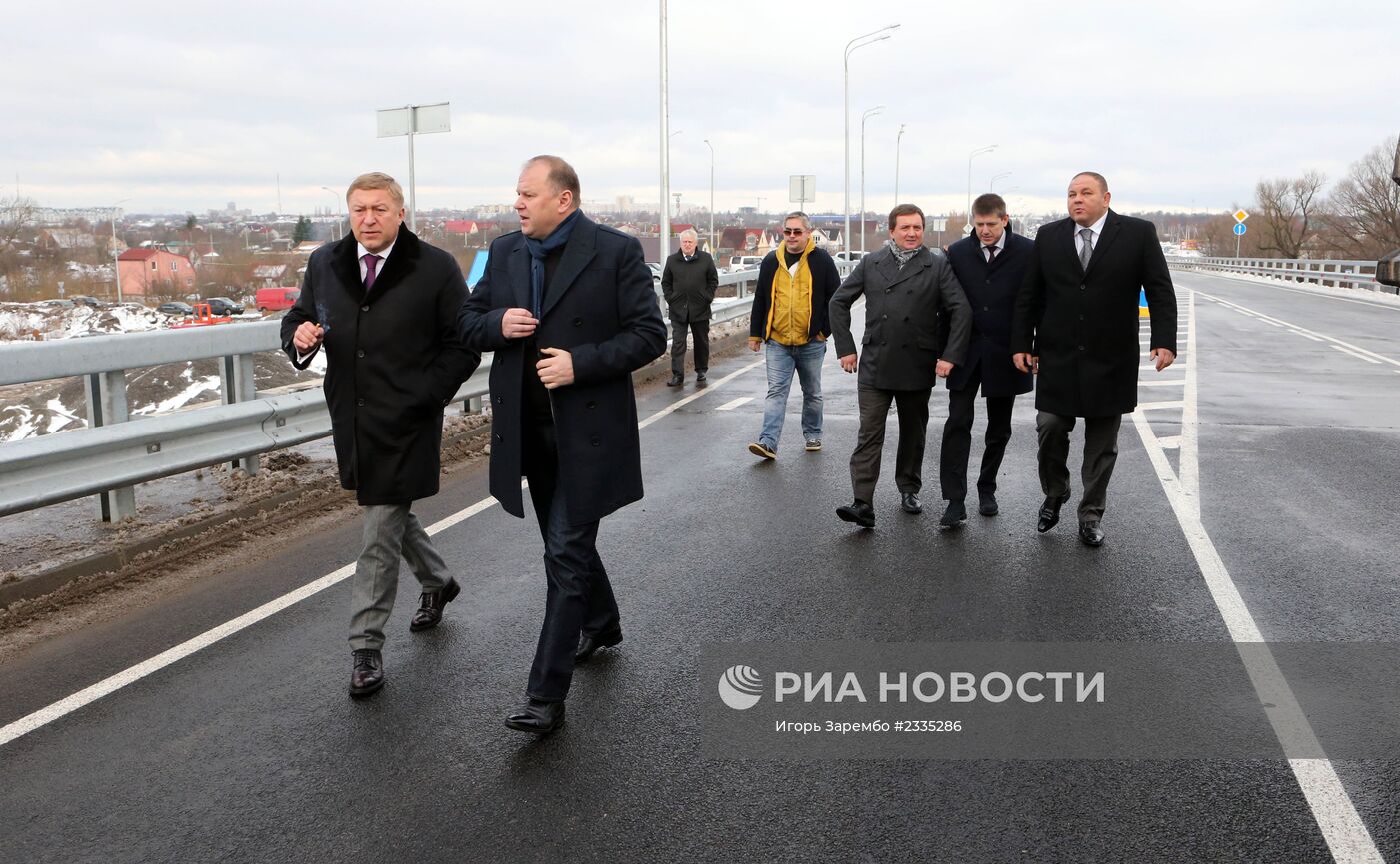 Открытие магистрального путепровода в Калининграде