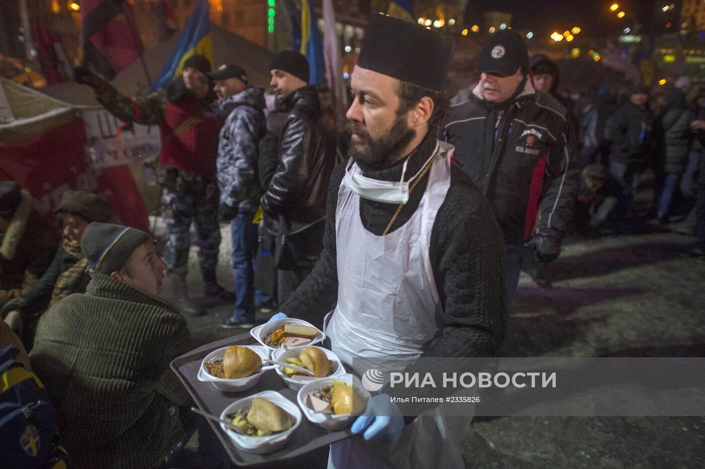 Акция сторонников евроинтеграции на площади Независимости в Киеве