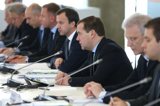 Д.Медведев посетил инновационный
центр "Сколково"