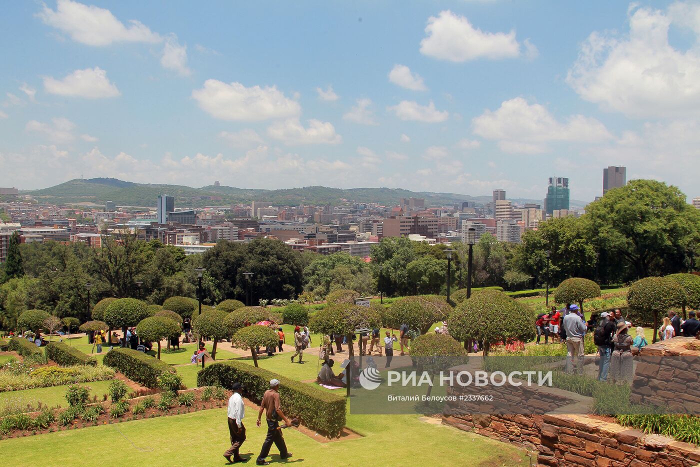Вид города Претория в ЮАР