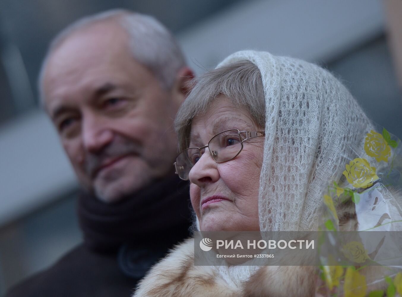 Церемония открытия мемориальной доски кинорежиссеру Л.Гайдаю