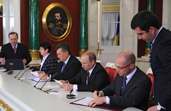 Заседание Российско-Украинской межгосударственной комиссии