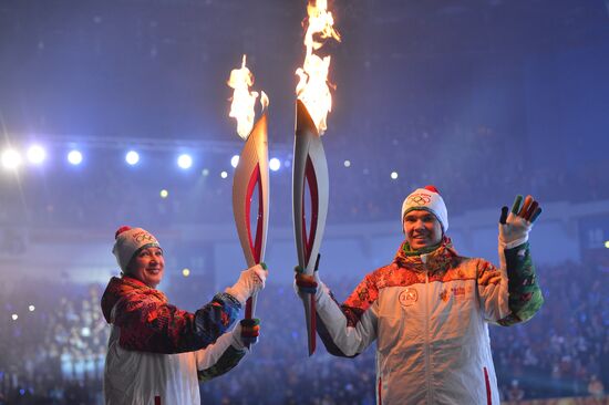 Эстафета Олимпийского огня. Магнитогорск