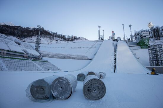 Объекты горного кластера Олимпийских игр в Сочи