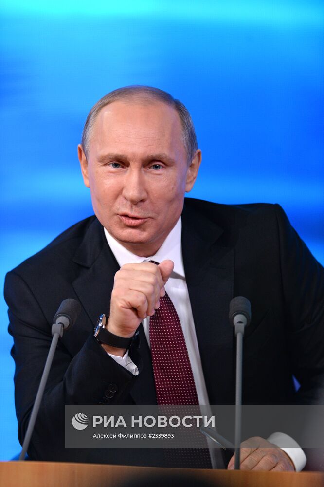 Большая пресс-конференция Владимира Путина