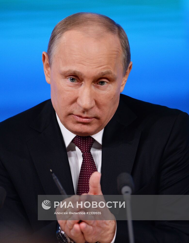 Большая пресс-конференция Владимира Путина